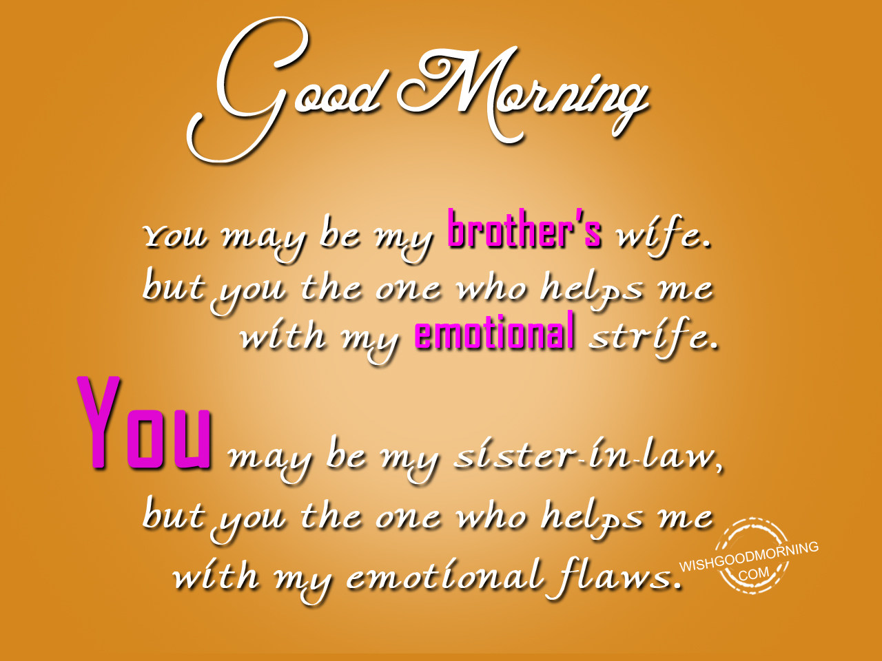 Good Morning Wishes For Sister-in-law - Good Morning Pictures ...