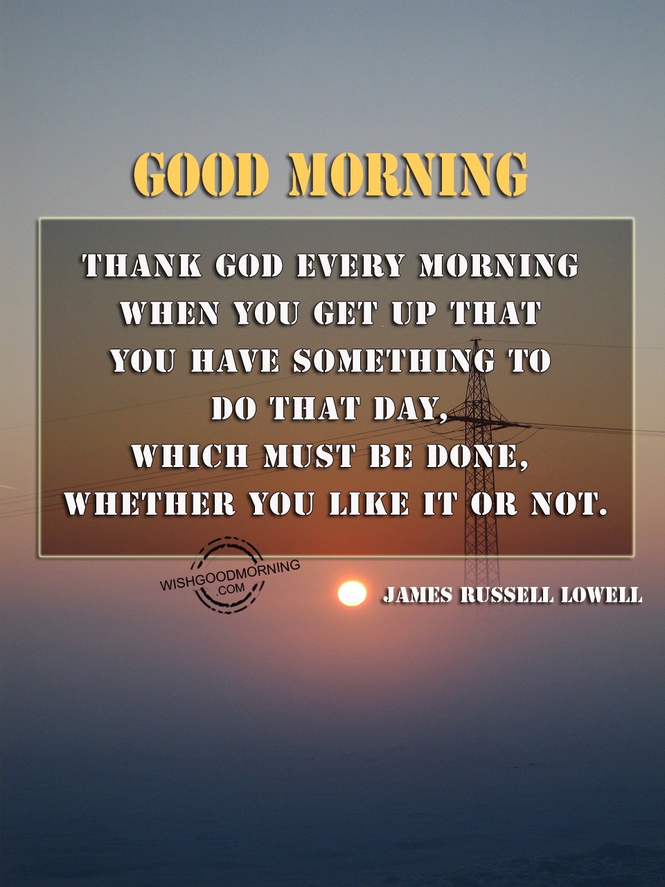 Thank God Every Morning Good Morning Pictures