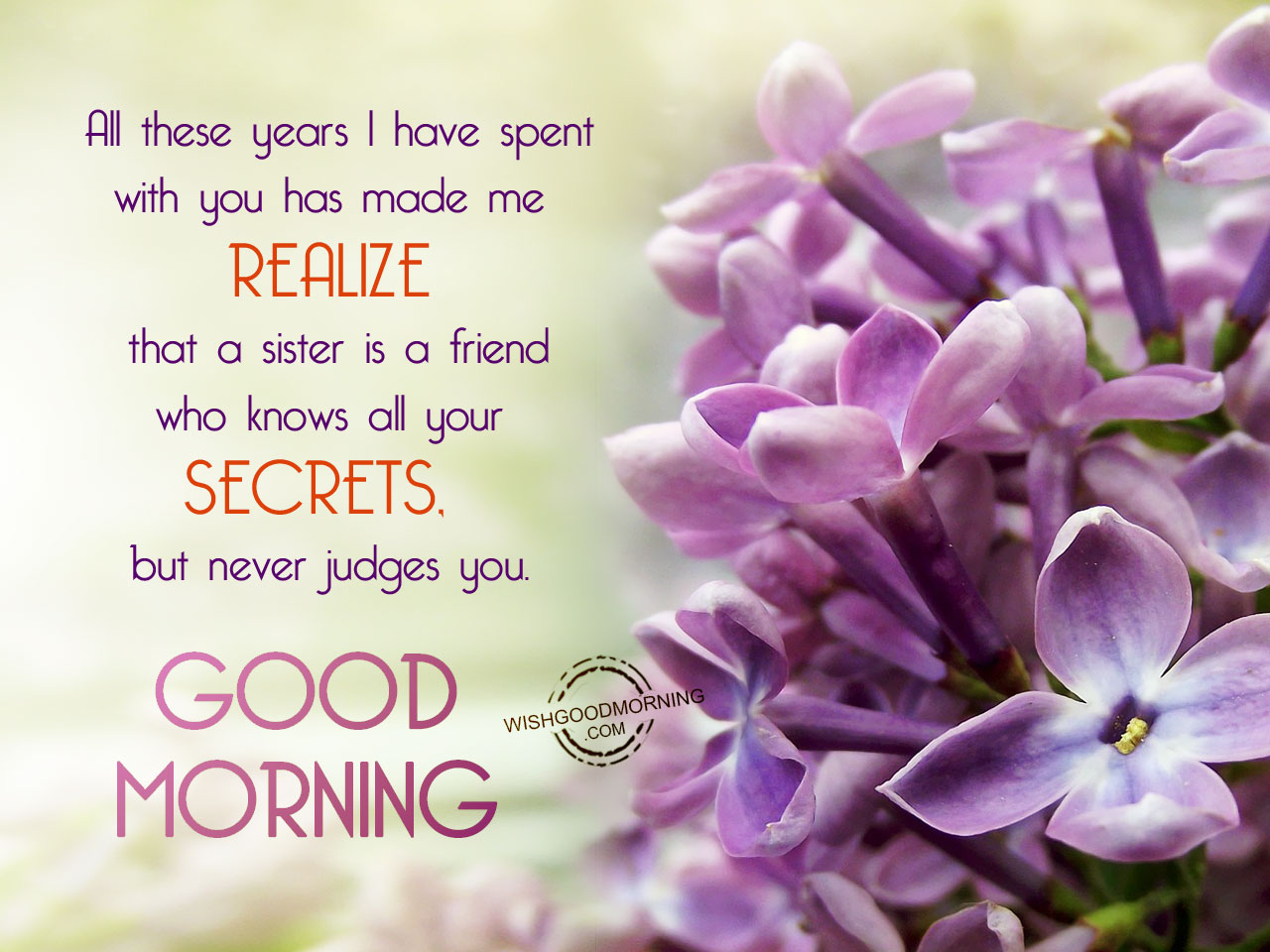 good morning wishes for sister with cute love messages [9 on good morning sister wishes wallpapers