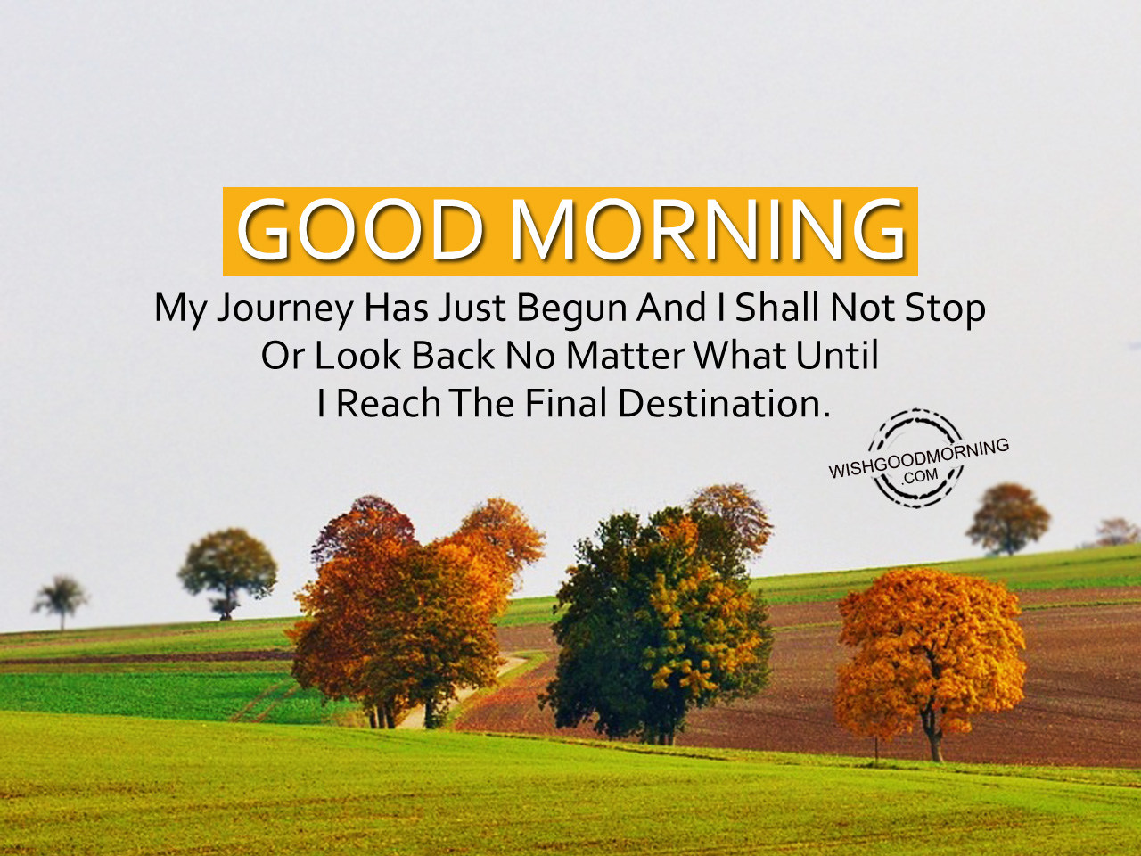 good morning happy journey quotes